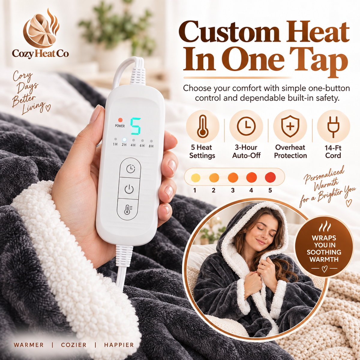 Cozy Heat™ Heated Robe