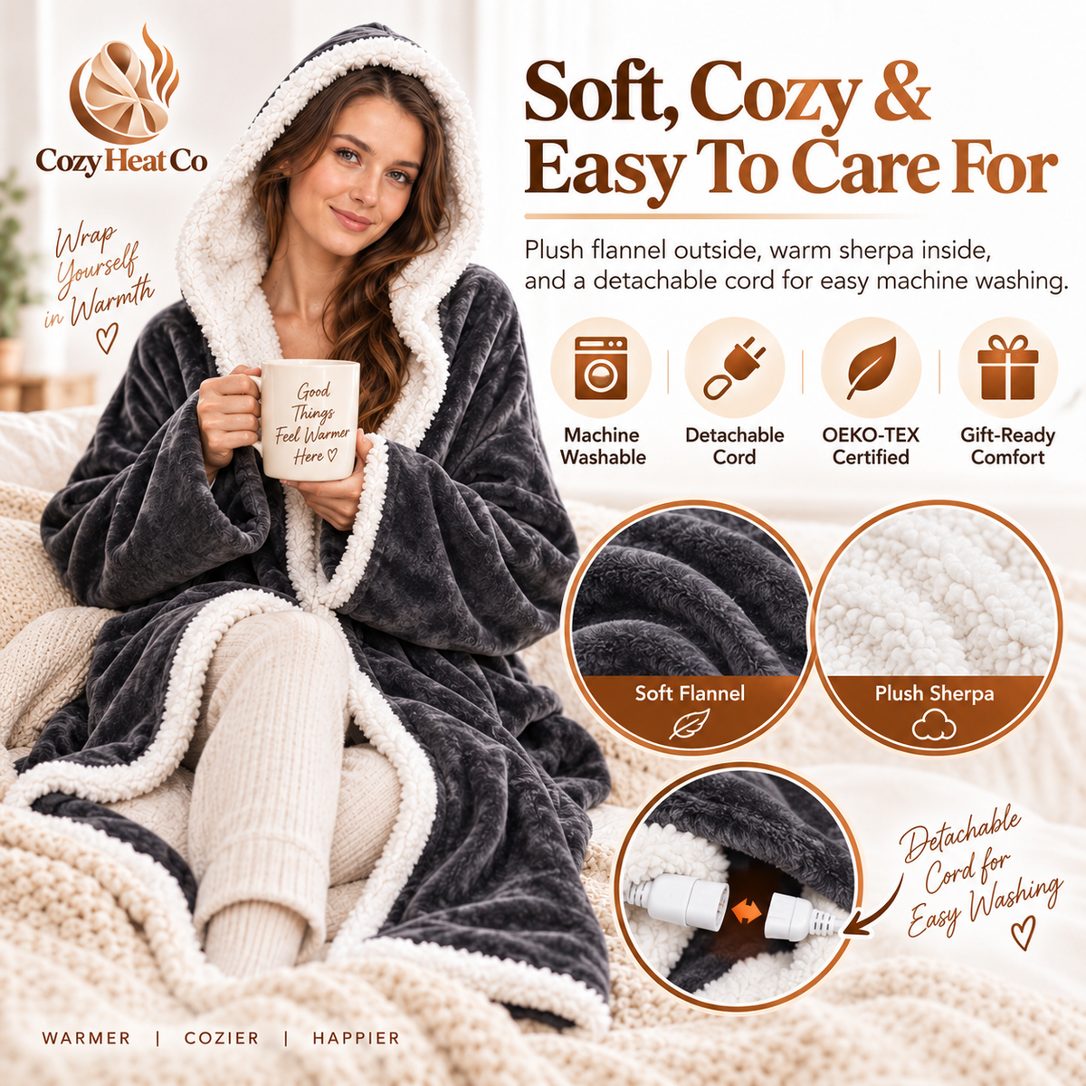 Cozy Heat™ Heated Robe